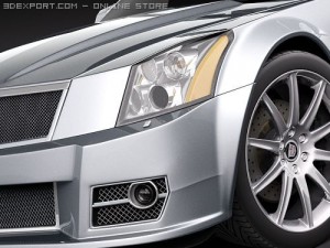 Cadillac XLR-V 2010 3D 모델