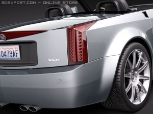 Cadillac XLR-V 2010 3D 모델