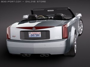 Cadillac XLR-V 2010 3D 모델