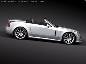 Cadillac XLR-V 2010 3D 모델