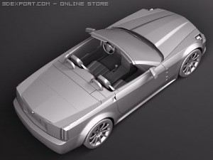 Cadillac XLR-V 2010 3D 모델