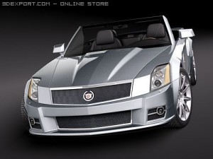 Cadillac XLR-V 2010 3D 모델