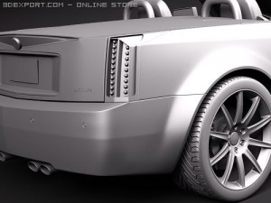 Cadillac XLR-V 2010 3D 모델
