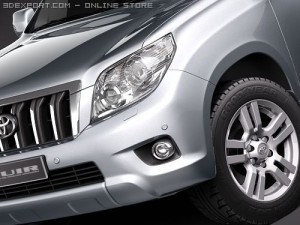 Toyota Land Cruiser 2010 3D Model