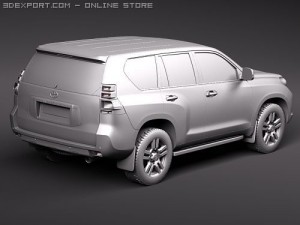 Toyota Land Cruiser 2010 3D Model