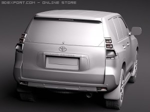 Toyota Land Cruiser 2010 3D Model