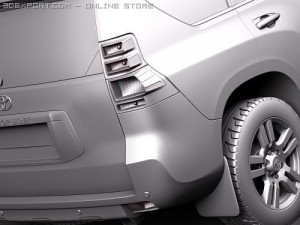 Toyota Land Cruiser 2010 3D Model