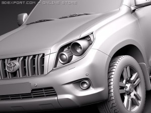 Toyota Land Cruiser 2010 3D Model