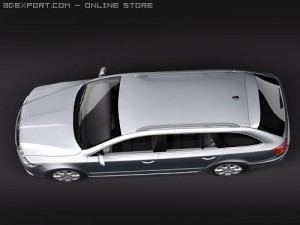Skoda Superb Combi 2010 Modèle 3D