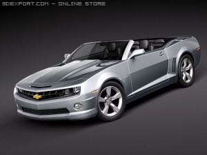 Chevrolet Camaro Convertible 2010 3D Model