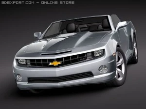 Chevrolet Camaro Convertible 2010 3D Model