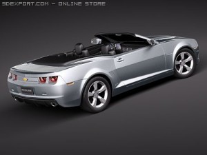 Chevrolet Camaro Convertible 2010 3D-Modell