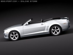 Chevrolet Camaro Convertible 2010 3D-Modell