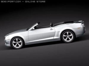 Chevrolet Camaro Convertible 2010 3D Model