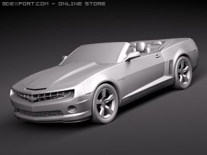 Chevrolet Camaro Convertible 2010 3D-Modell