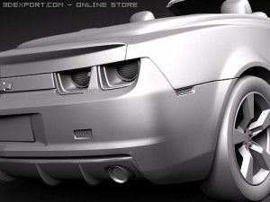 Chevrolet Camaro Convertible 2010 3D-Modell
