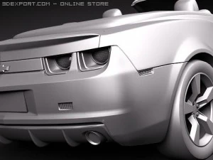 Chevrolet Camaro Convertible 2010 3D Model
