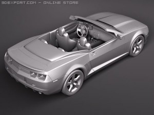 Chevrolet Camaro Convertible 2010 3D-Modell