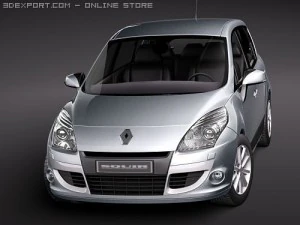 Renault Scenic 2010 3D Model