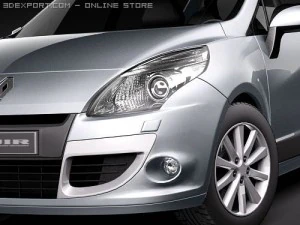 Renault Scenic 2010 3D Model
