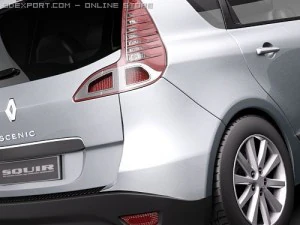 Renault Scenic 2010 3D Model