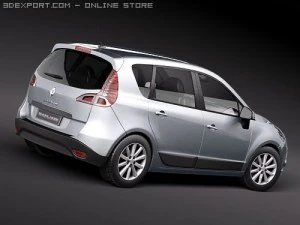 Renault Scenic 2010 3D Model