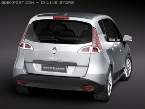 Renault Scenic 2010 3D Model