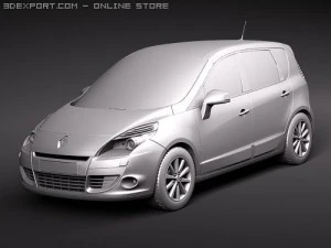 Renault Scenic 2010 3D Model