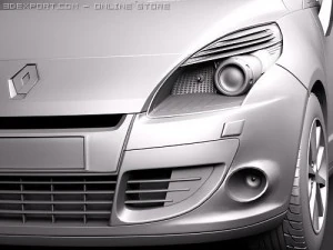 Renault Scenic 2010 3D Model