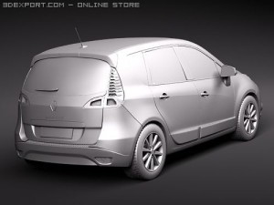 Renault Scenic 2010 3D Model
