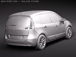 Renault Scenic 2010 3D Model