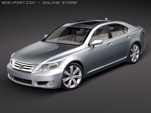 Lexus LS 600h 2010 3D Model