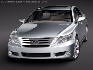 Lexus LS 600h 2010 Modelo 3D