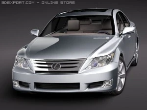 Lexus LS 600h 2010 3D Model