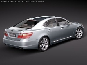 Lexus LS 600h 2010 Modelo 3D