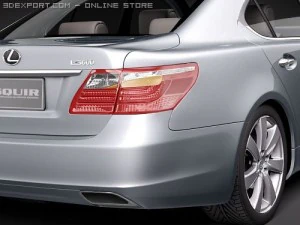 Lexus LS 600h 2010 3D Model