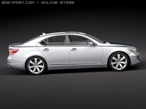 Lexus LS 600h 2010 3D Model