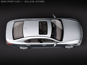 Lexus LS 600h 2010 Modelo 3D