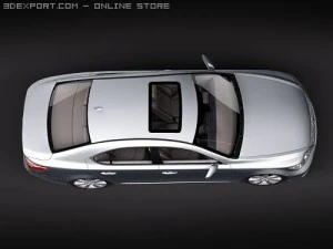 Lexus LS 600h 2010 3D Model