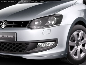Volkswagen Polo BlueMotion 2010 3D Модель