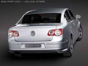 Volkswagen Passat B6 BlueMotion 3D Model