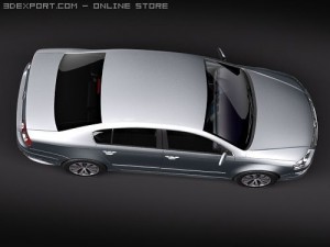 Volkswagen Passat B6 BlueMotion 3D Model