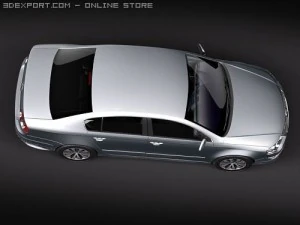 Volkswagen Passat B6 BlueMotion 3D Model