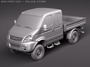 Iveco Daily 4x4 3D मॉडल