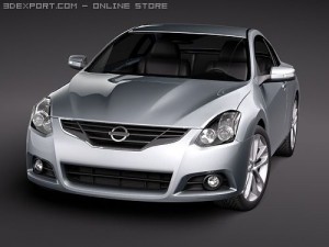 Nissan Altima Coupe 2010 Modèle 3D