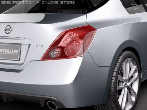 Nissan Altima Coupe 2010 3D Model