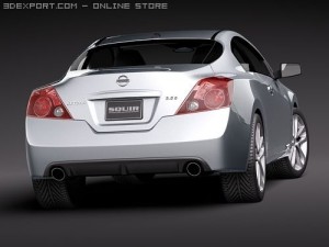 Nissan Altima Coupe 2010 Modèle 3D