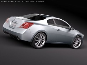 Nissan Altima Coupe 2010 Modèle 3D
