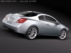 Nissan Altima Coupe 2010 3D Model