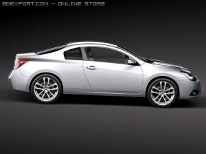 Nissan Altima Coupe 2010 3D Model